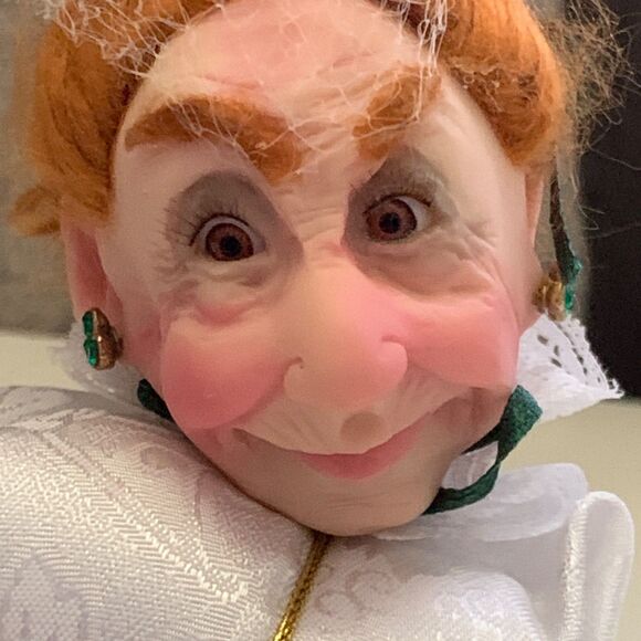 Jacqueline Kent's Collection Fairy Godmothers May's Emerald Love Porcelain Doll - Picture 2 of 16